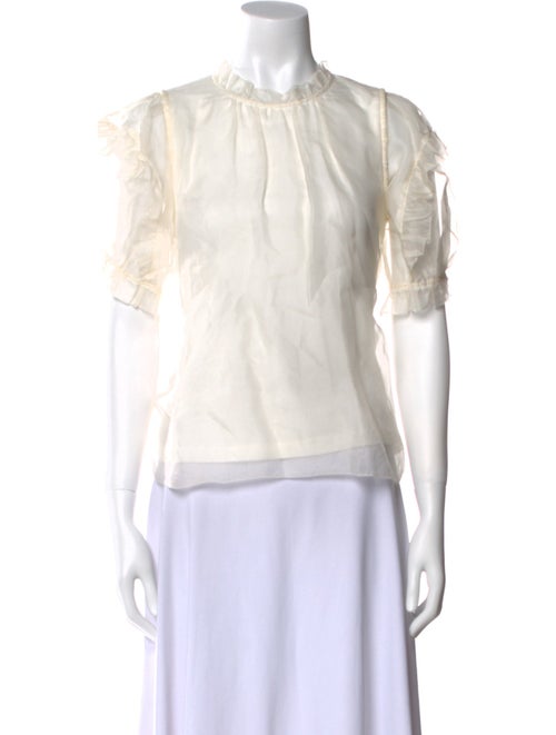 Sea New York Silk Crew Neck Blouse