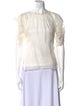 Sea New York Silk Crew Neck Blouse