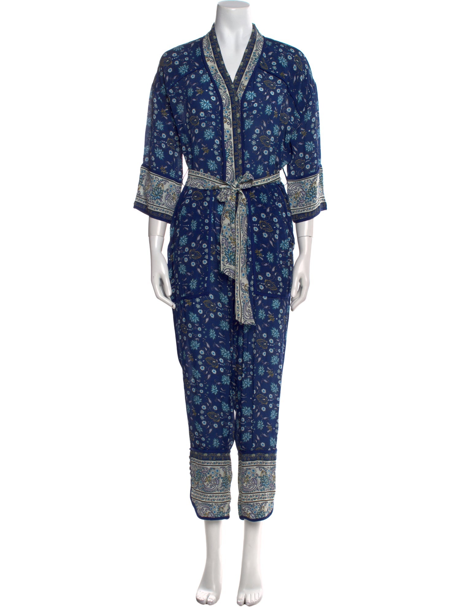 Sea New York Floral Print V-Neck Jumpsuit