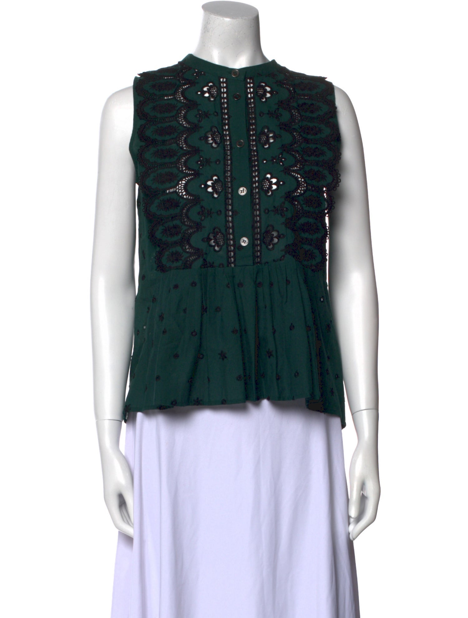 Sea New York Printed Crew Neck Top