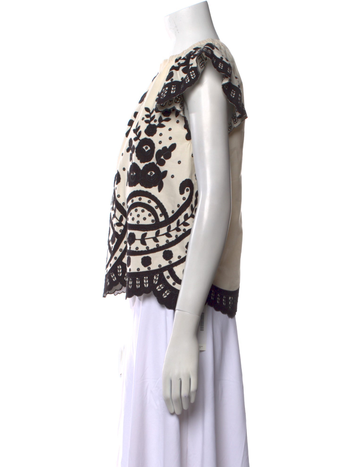 Sea New York Printed Crew Neck Blouse