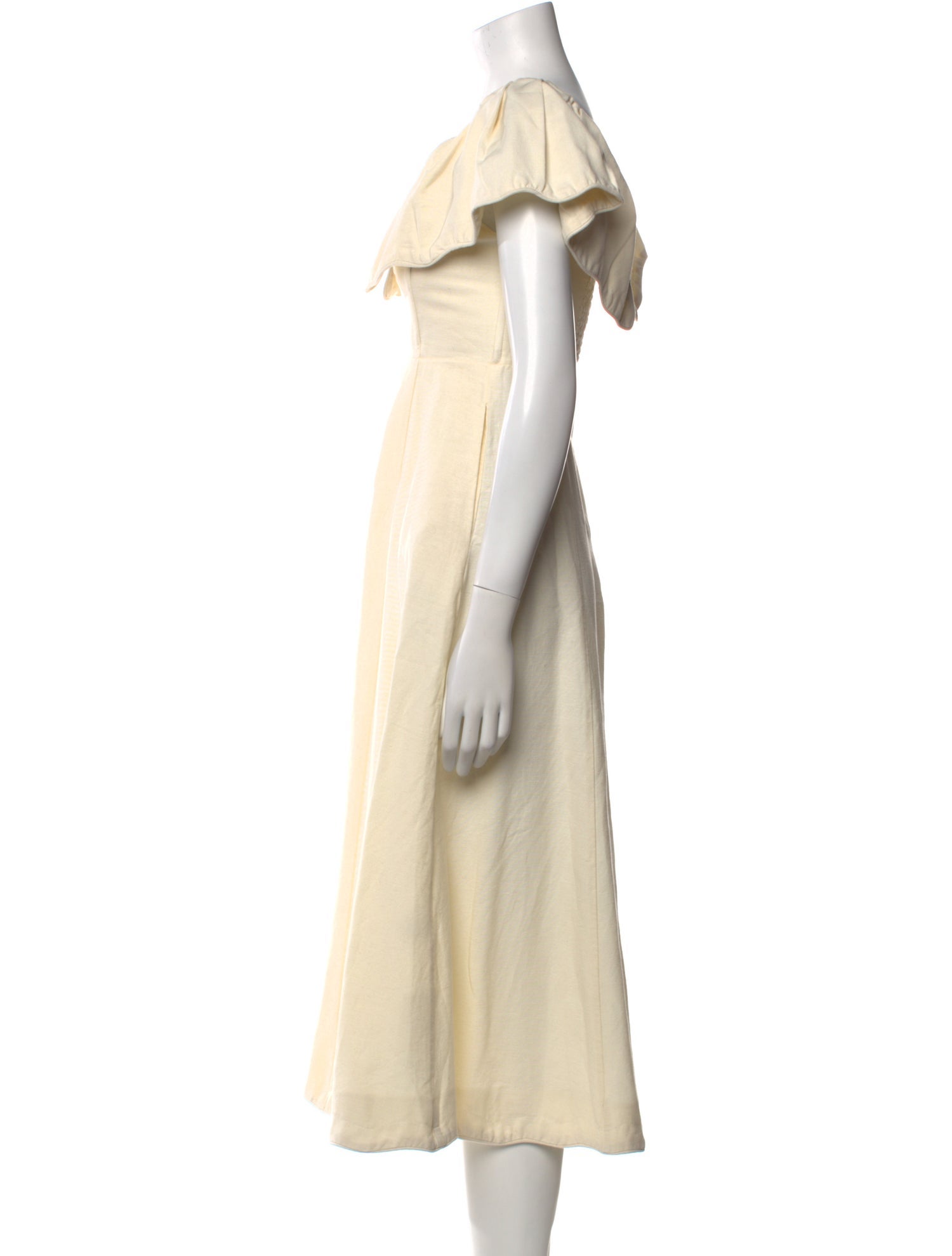 Sea New York Square Neckline Midi Length Dress