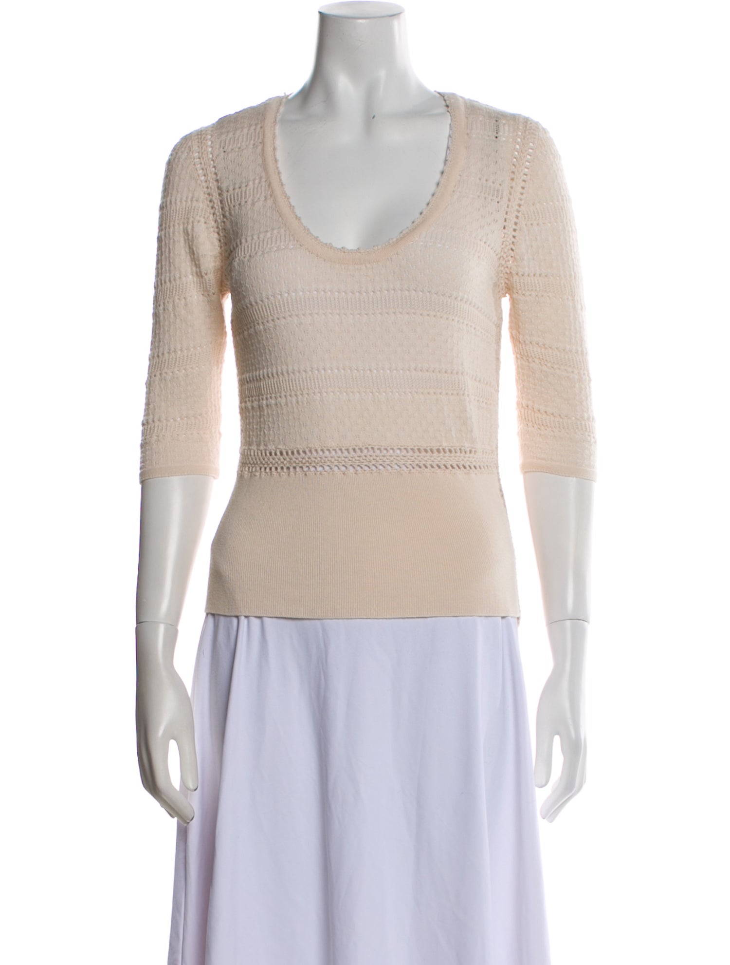 Sea New York Merino Wool Scoop Neck Top