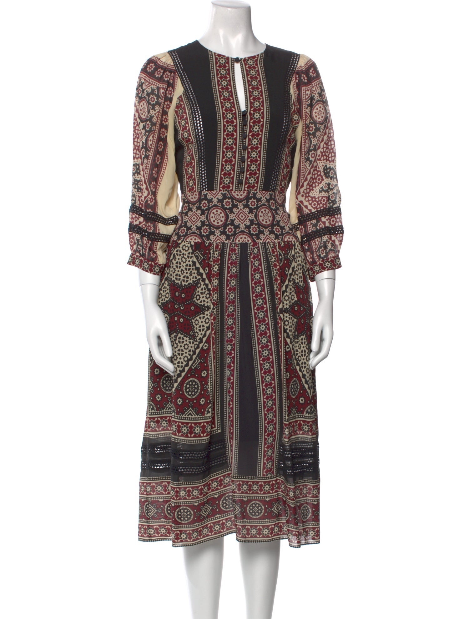 Sea New York Printed Midi Length Dress