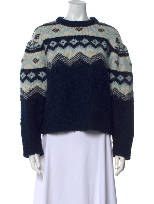 Sea New York Printed Crew Neck Sweater