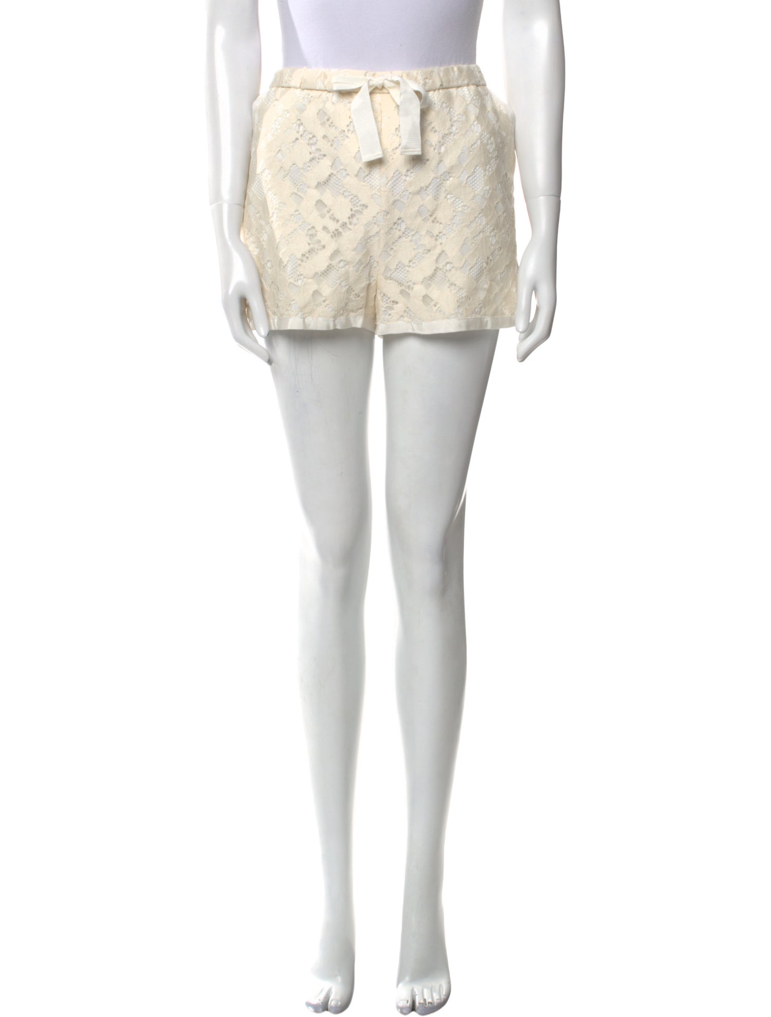 Sea New York Lace Pattern Mini Shorts