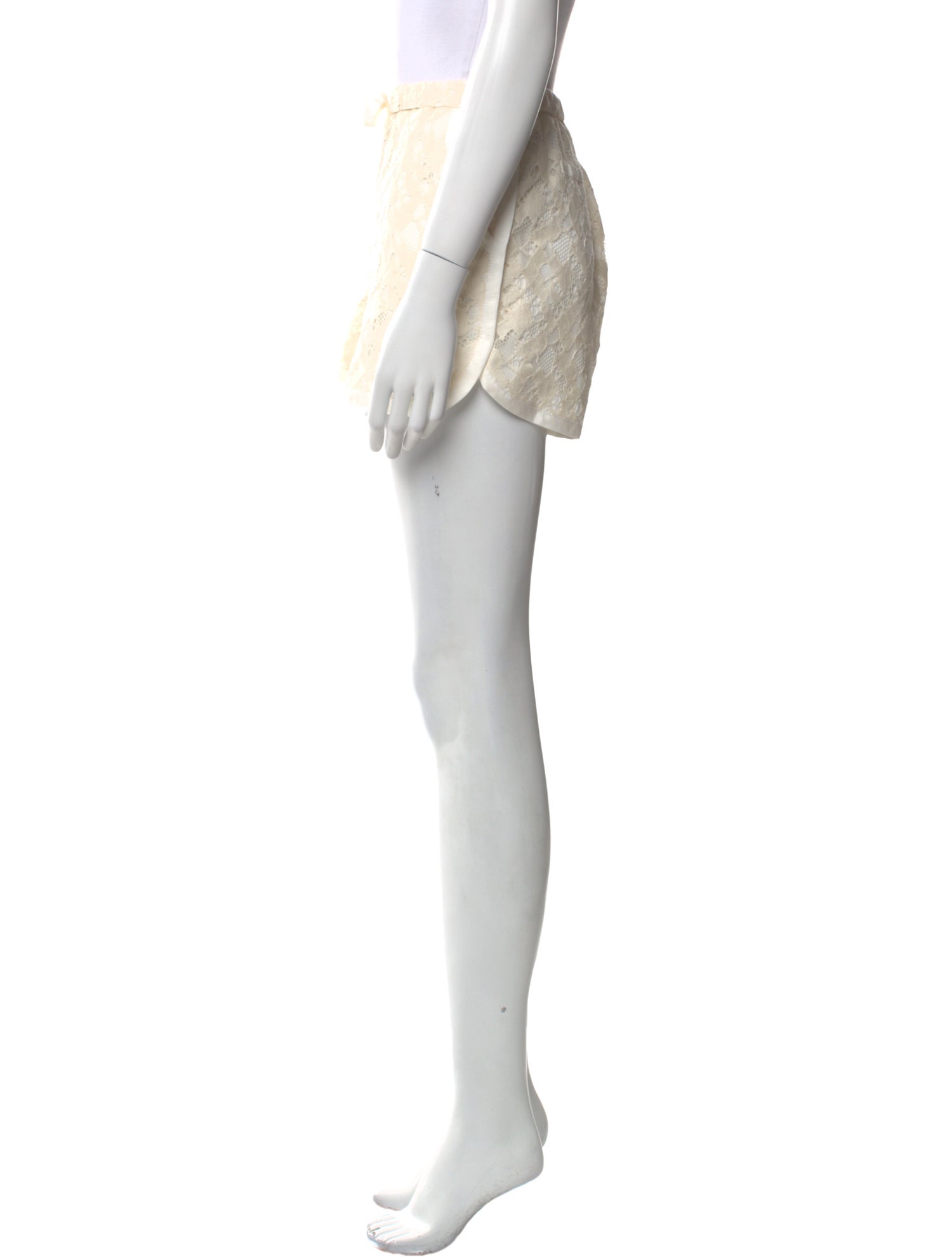 Sea New York Lace Pattern Mini Shorts