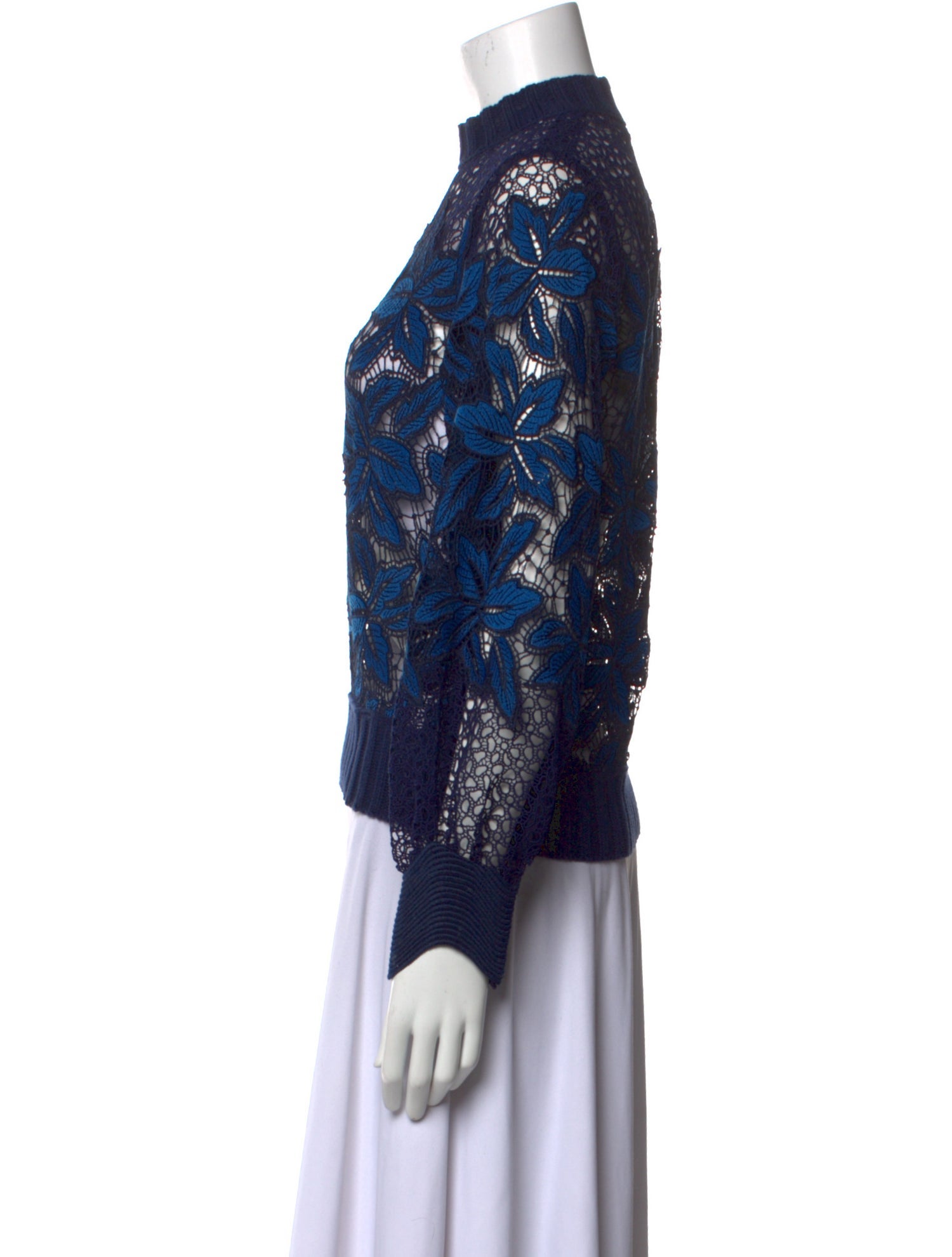 Sea New York Printed Mock Neck Sweatshirt