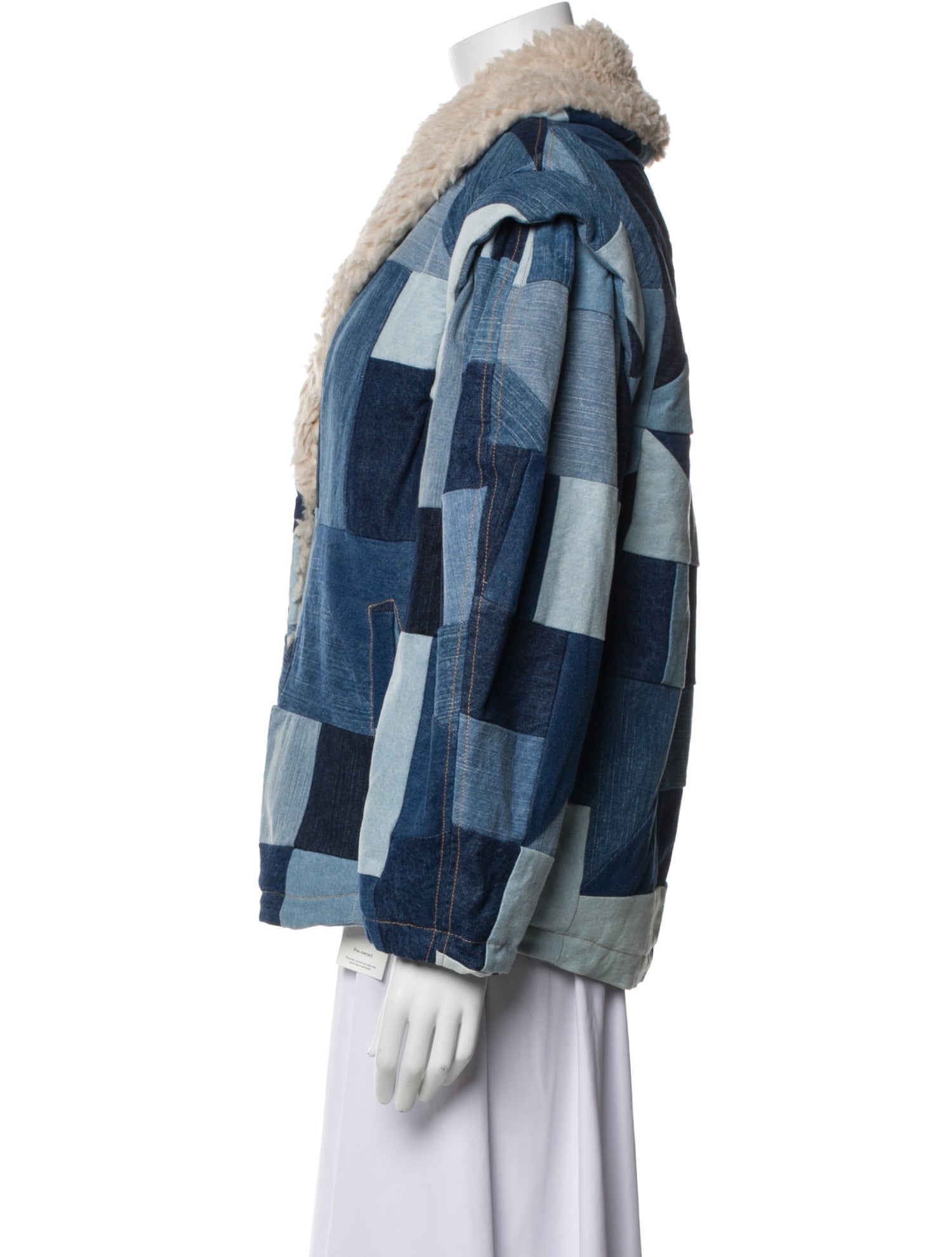 Sea New York Printed Faux Fur Jacket