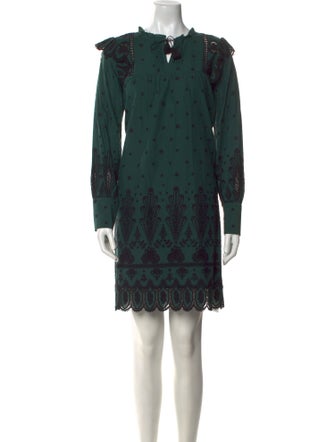 Sea New York Printed Knee-Length Dress