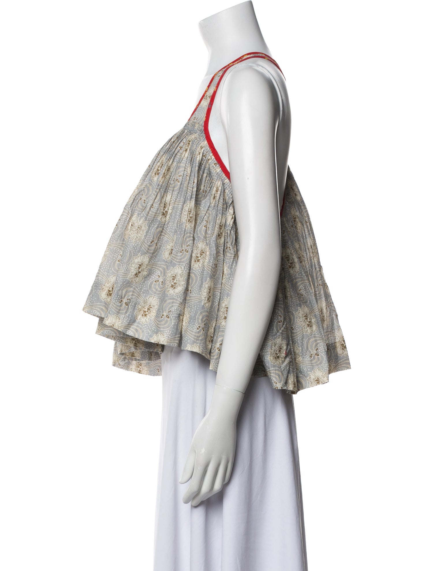 Sea New York Printed Square Neckline Crop Top w/ Tags