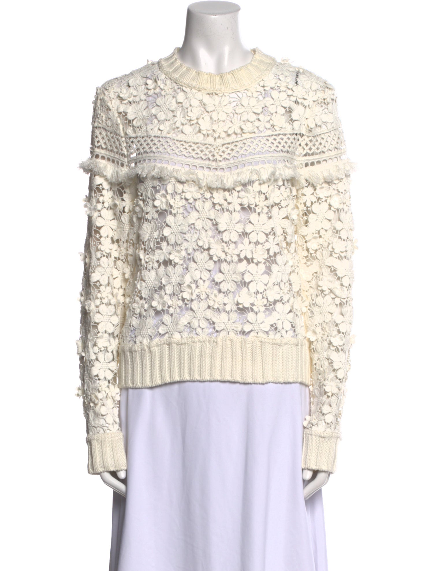 Sea New York Mock Neck Long Sleeve Sweatshirt