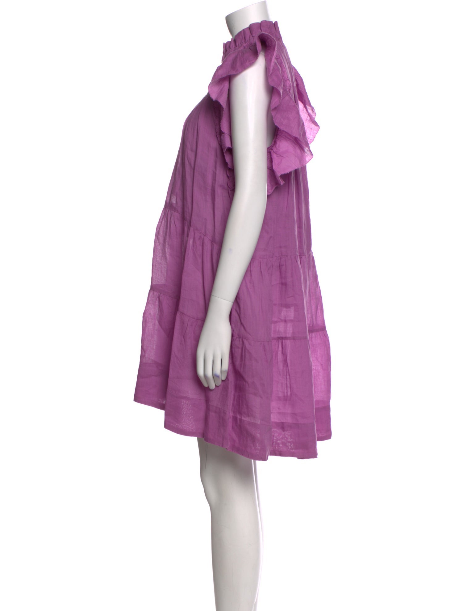 Sea New York Mock Neck Knee-Length Dress