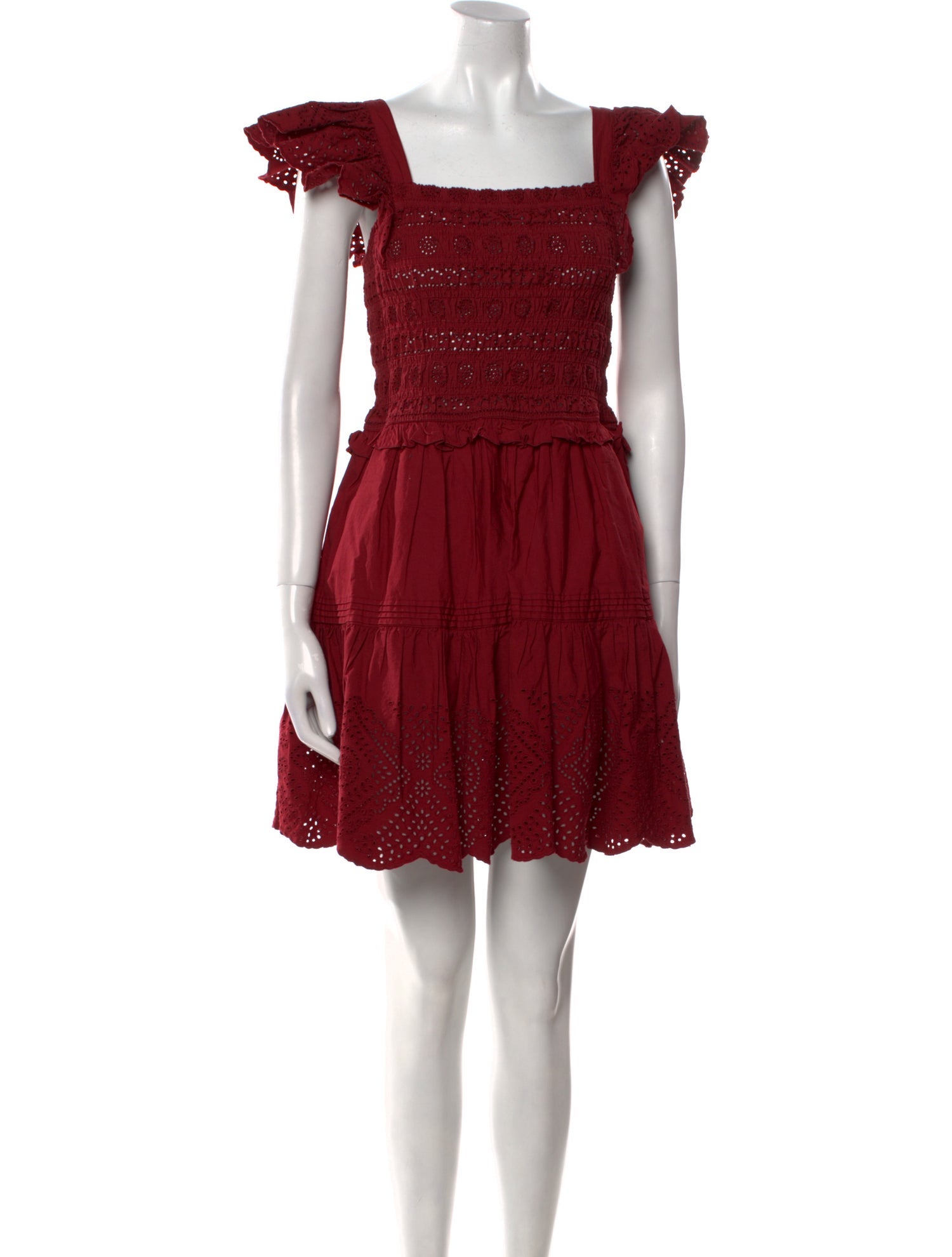 Sea New York Square Neckline Mini Dress