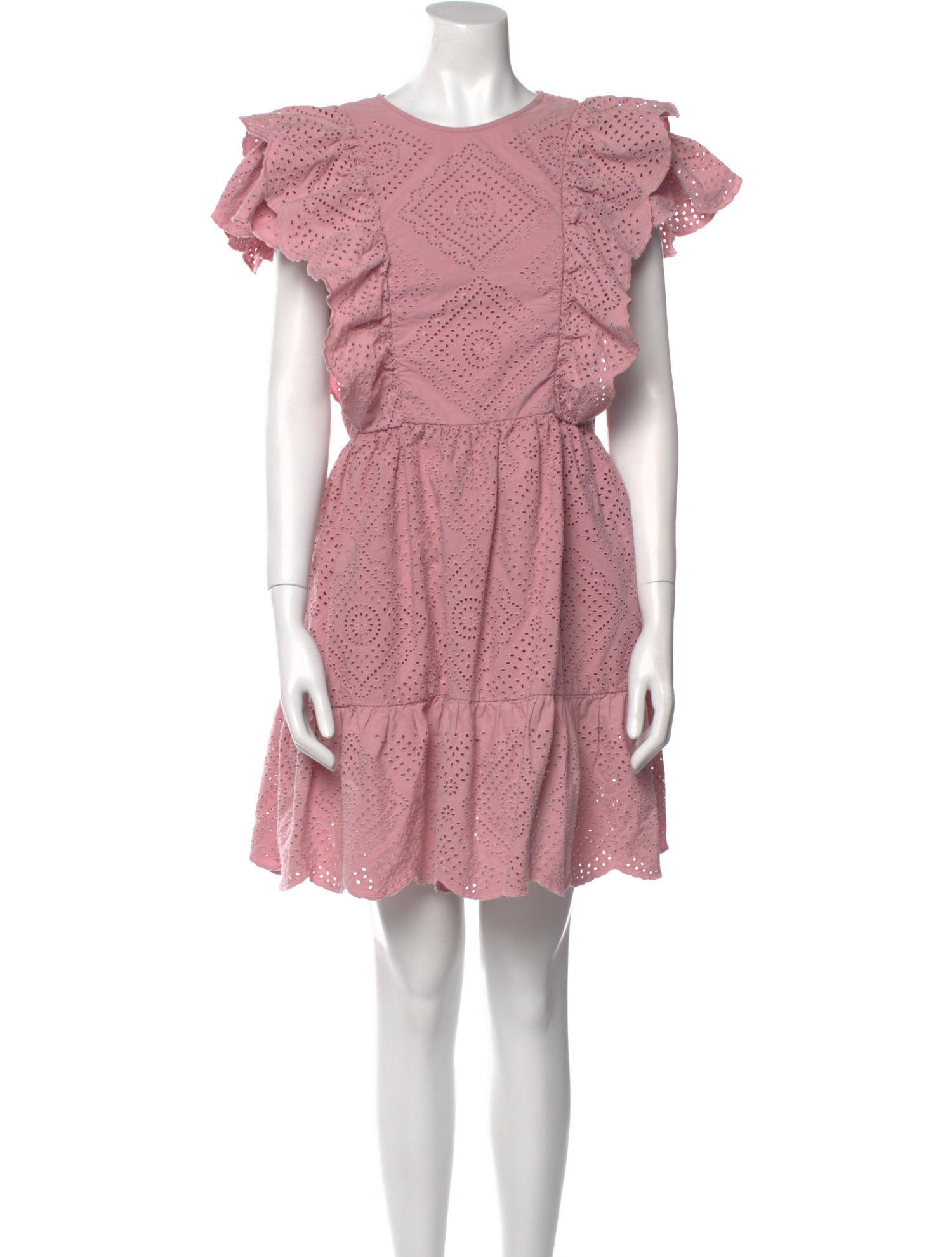 Sea New York Crew Neck Mini Dress