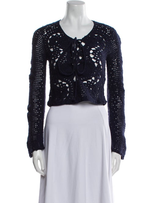 Sea New York Wool Scoop Neck Crop Top