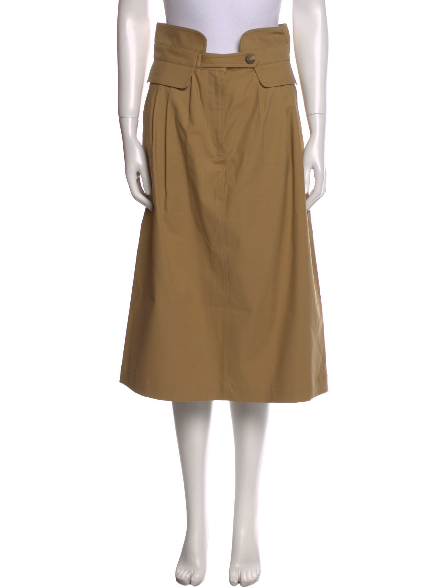 Sea New York Pleated Accents Midi Length Skirt