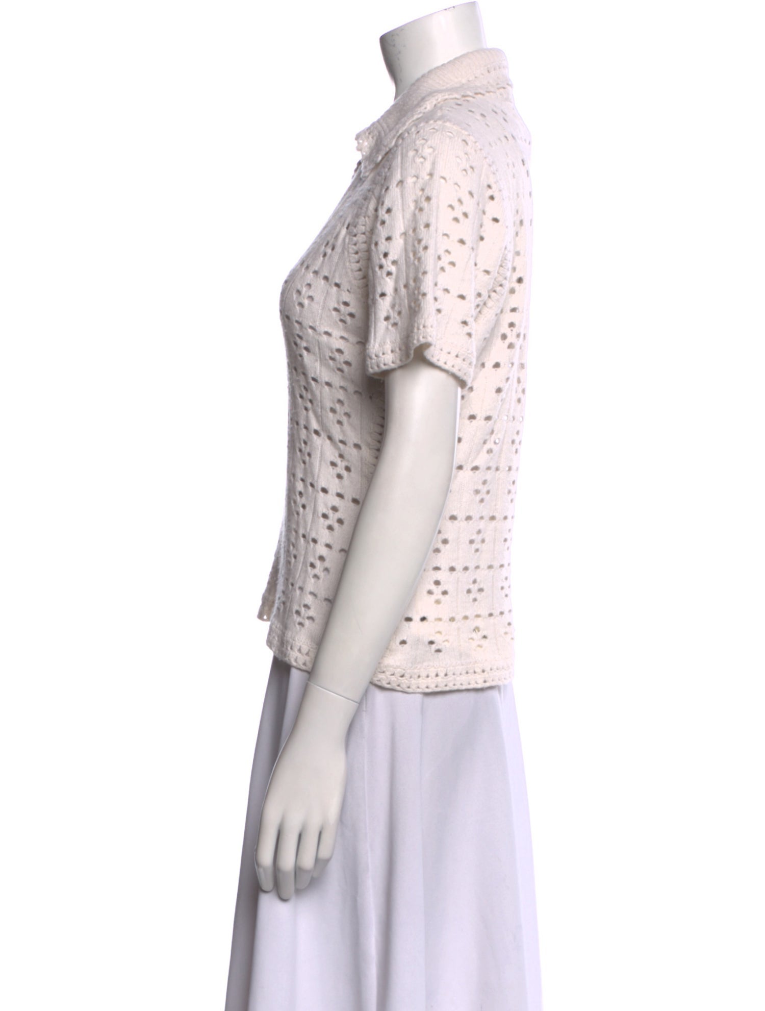 Sea New York Patterned V-Neck Polo