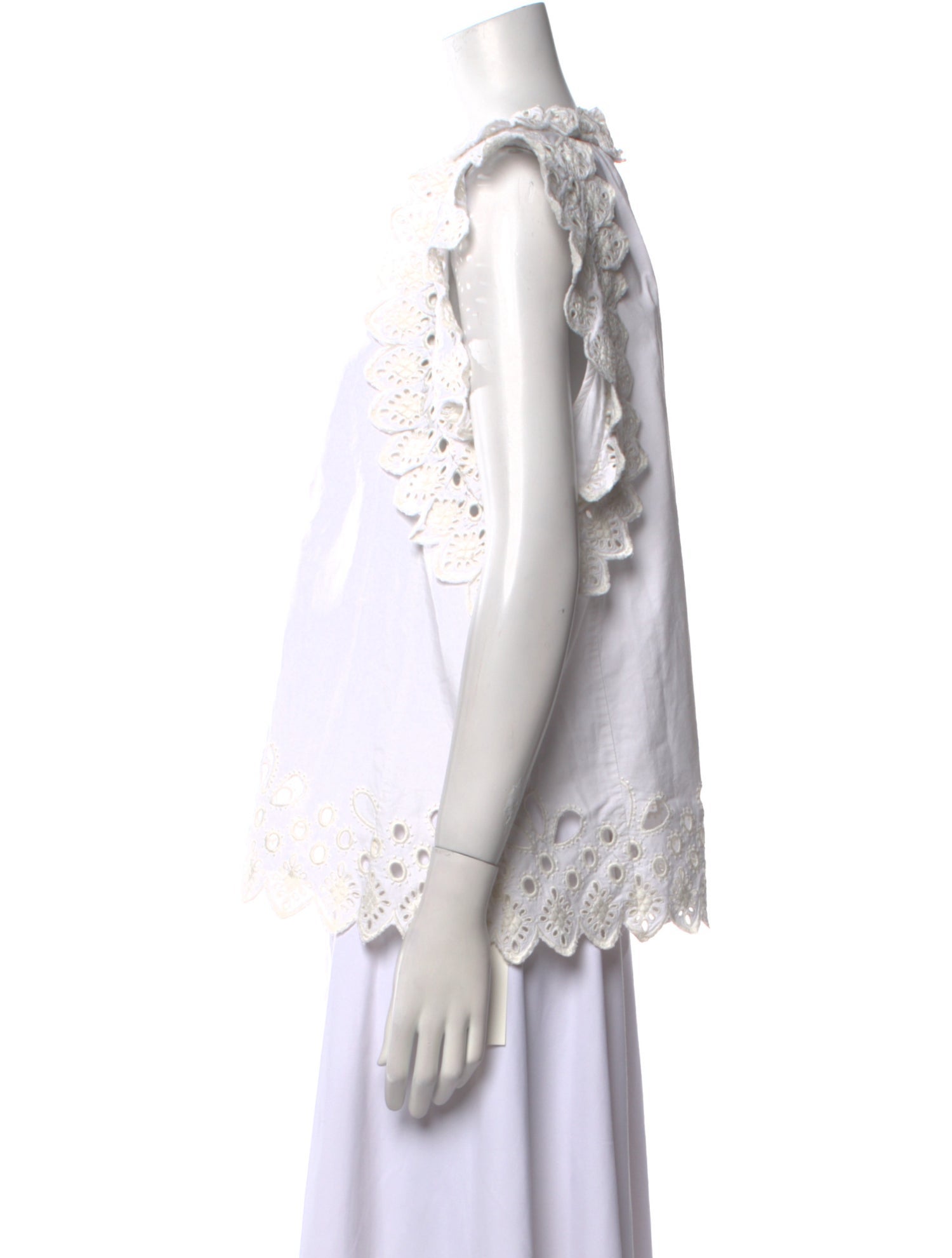 Sea New York Crew Neck Sleeveless Blouse