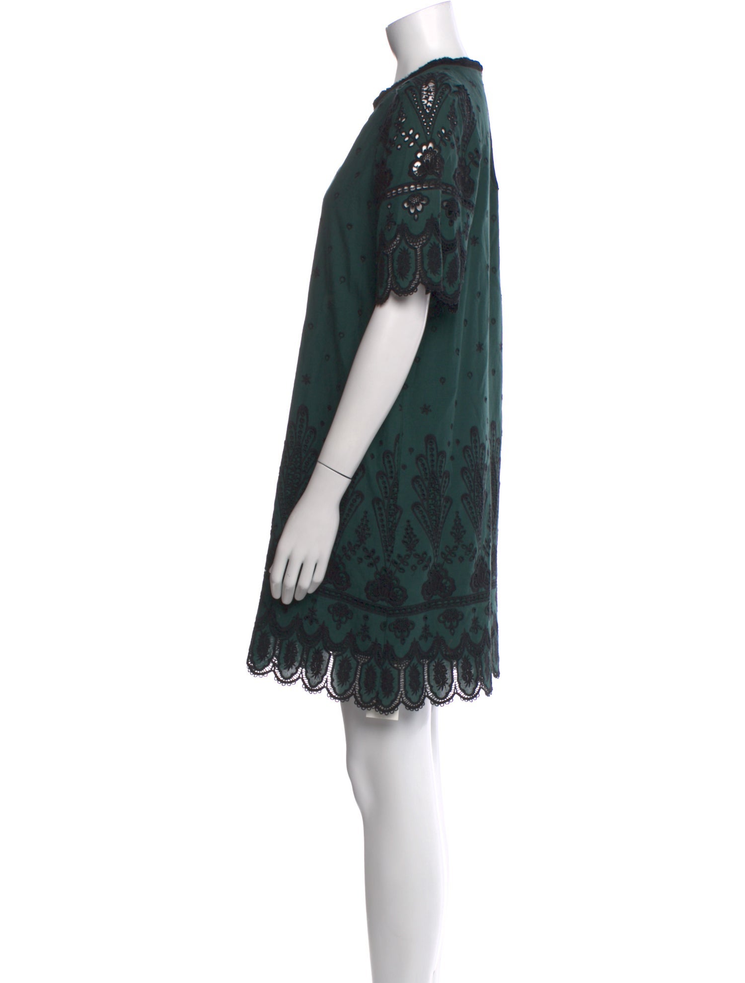 Sea New York Lace Pattern Mini Dress