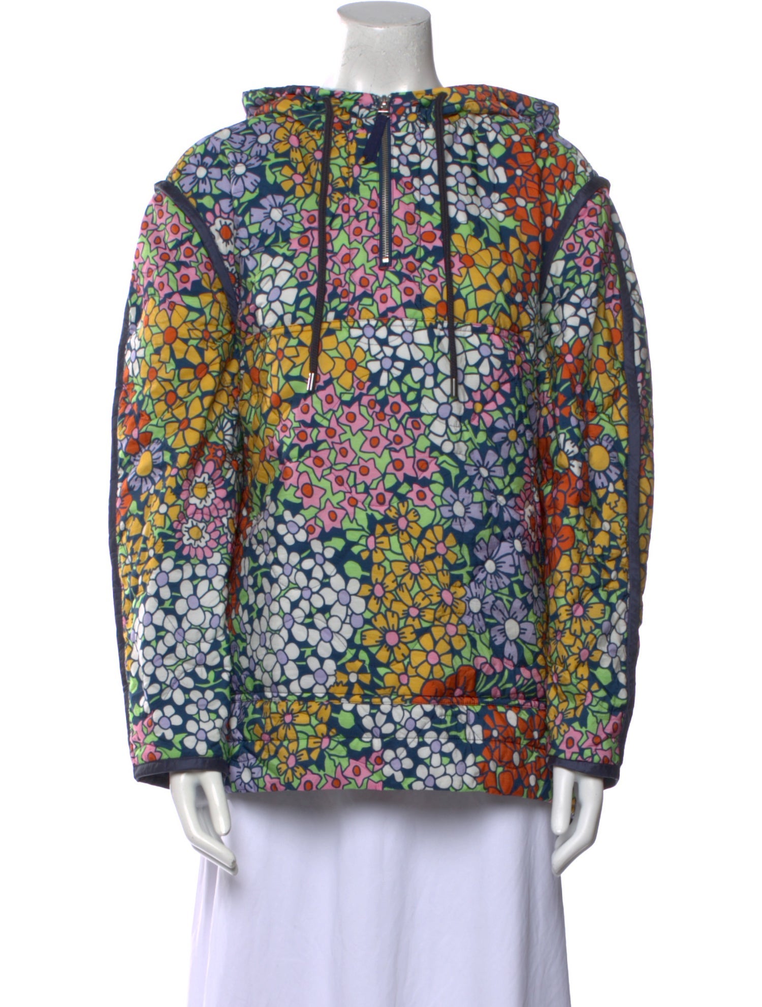 Sea New York Floral Print Bateau Neckline Top