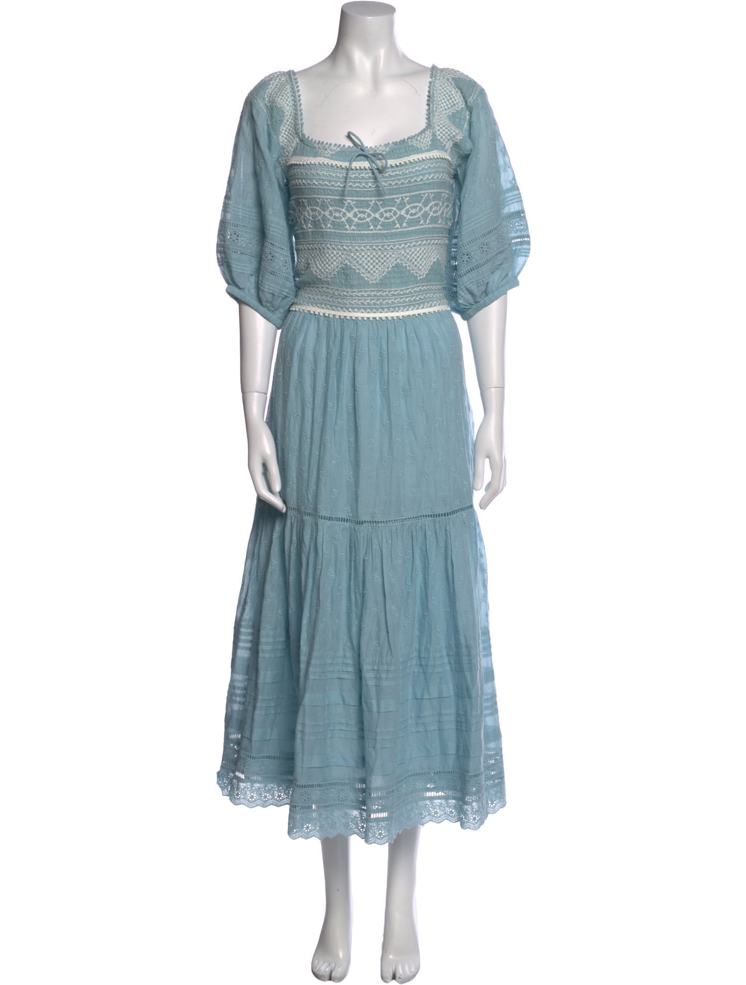 Sea New York Square Neckline Long Dress w/ Tags