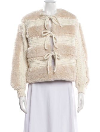Sea New York Wool Faux Fur Jacket