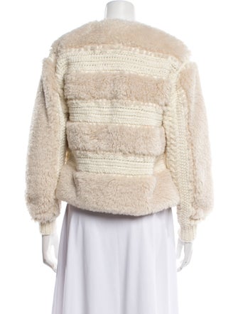 Sea New York Wool Faux Fur Jacket