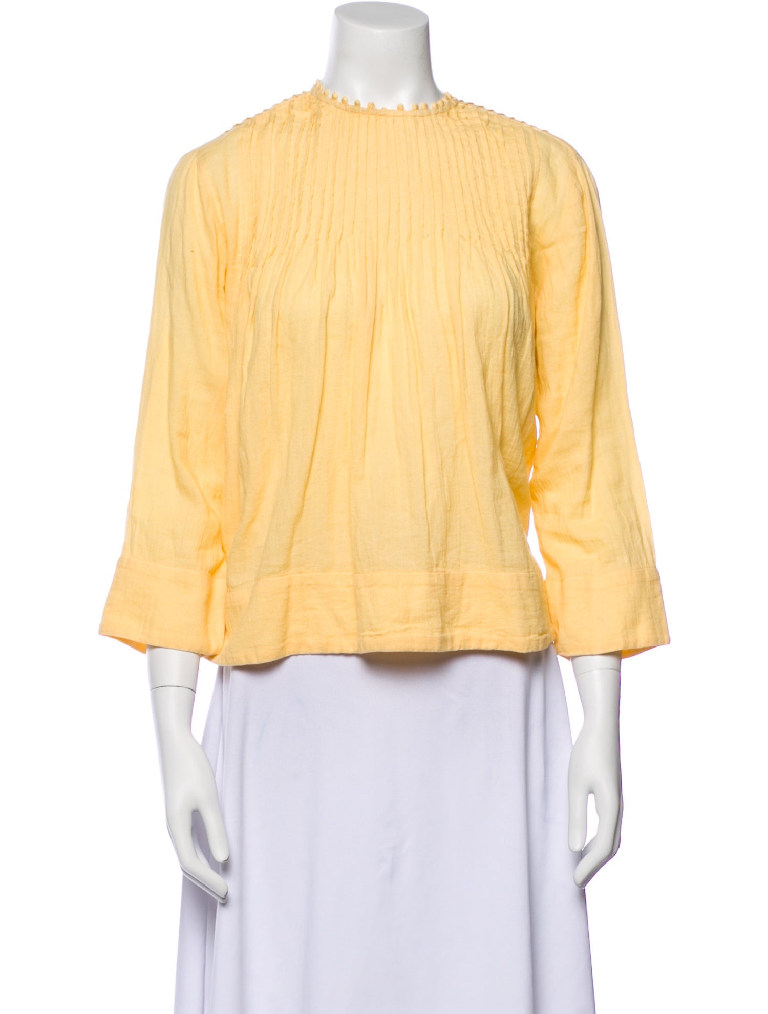 Sea New York Crew Neck Three-Quarter Sleeve Blouse