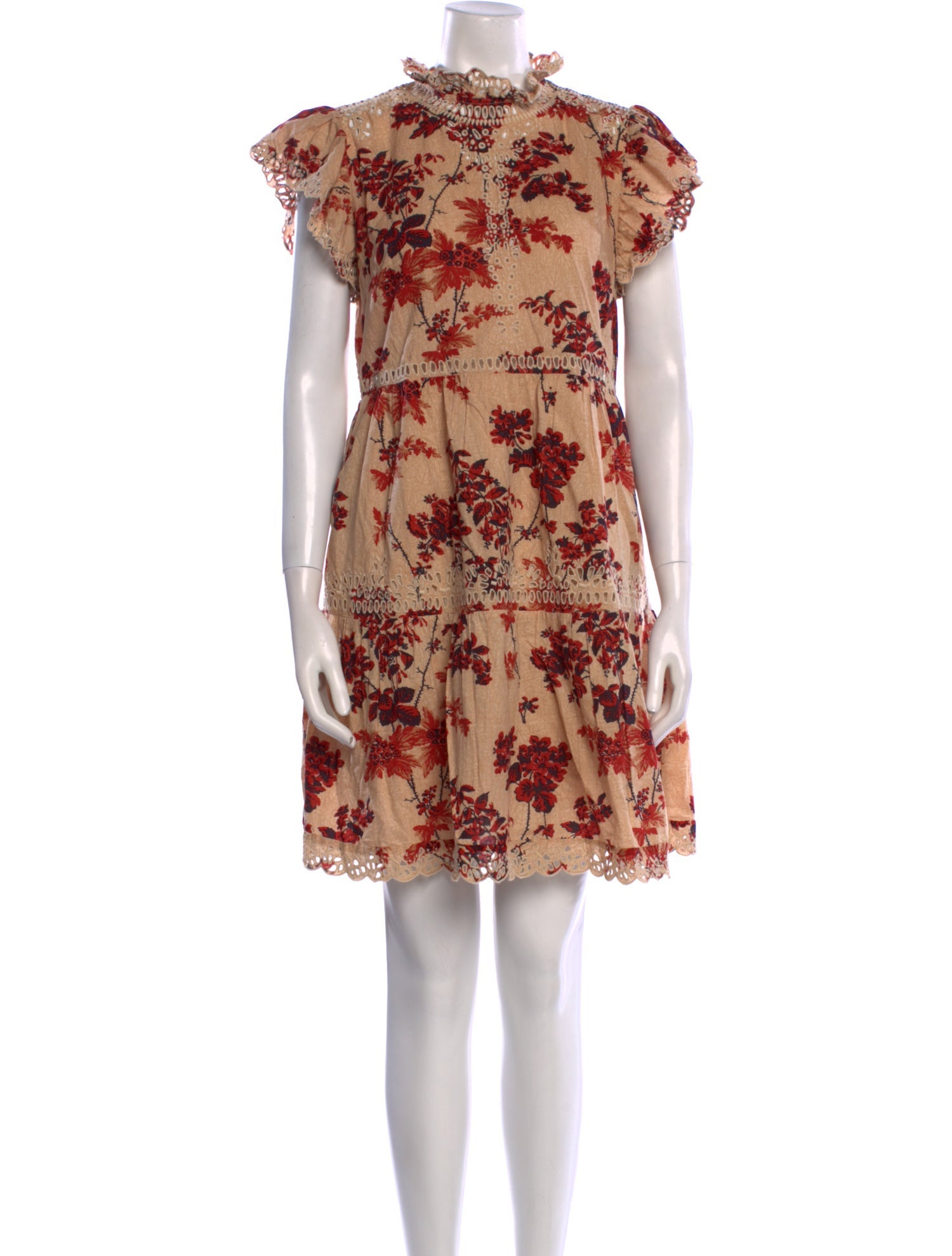 Sea New York Floral Print Knee-Length Dress