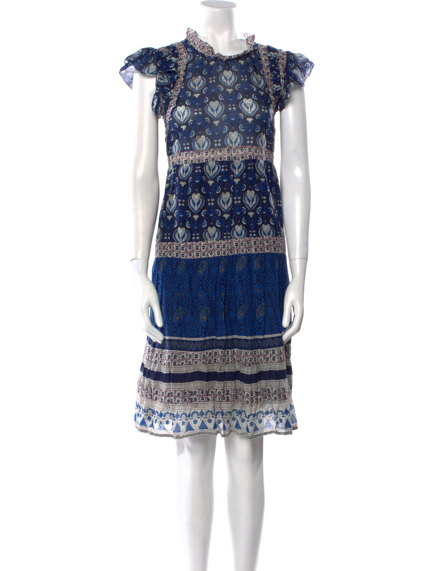 Sea New York Printed Knee-Length Dress