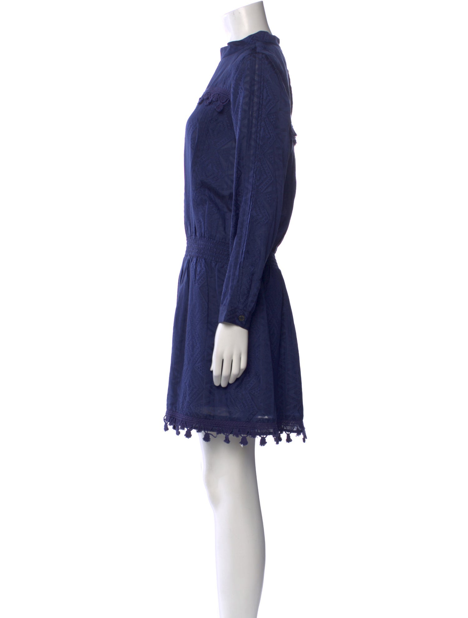 Sea New York Mock Neck Knee-Length Dress