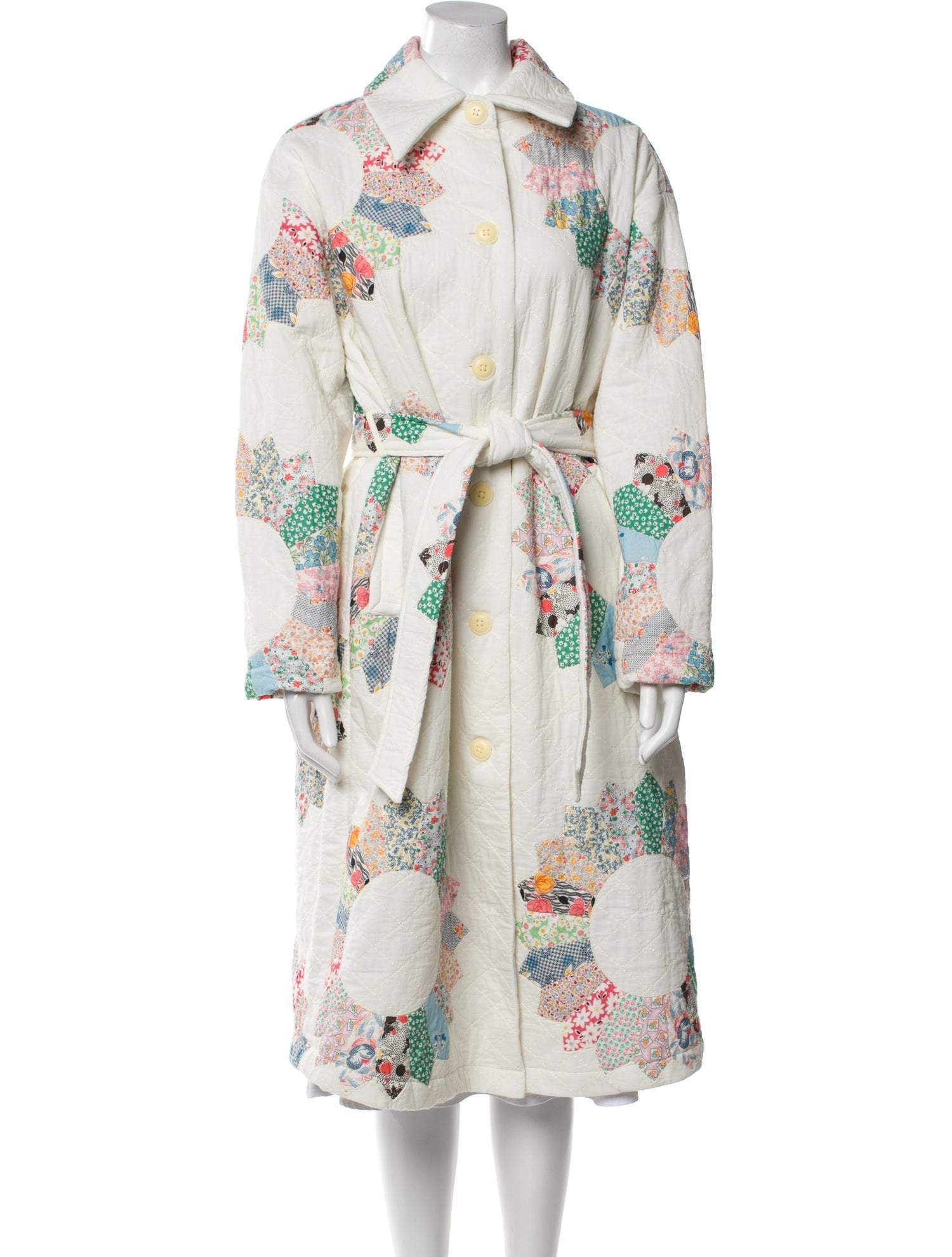Sea New York Floral Print Trench Coat