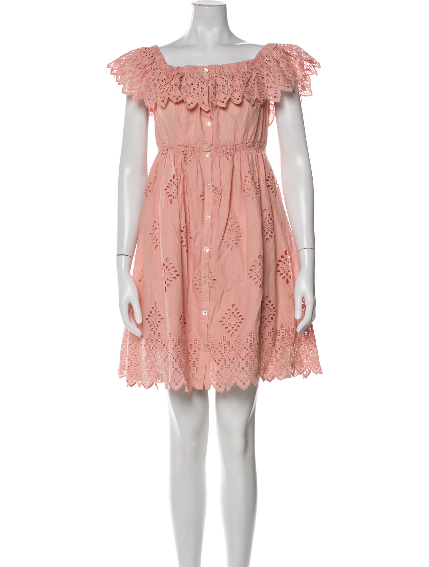 Sea New York Square Neckline Mini Dress