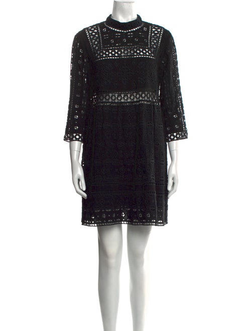 Sea New York Mock Neck Mini Dress