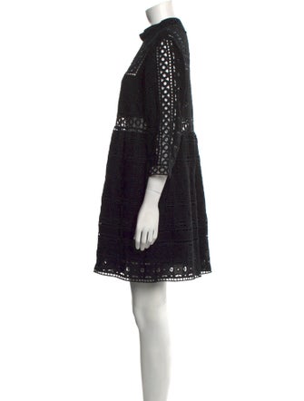 Sea New York Mock Neck Mini Dress