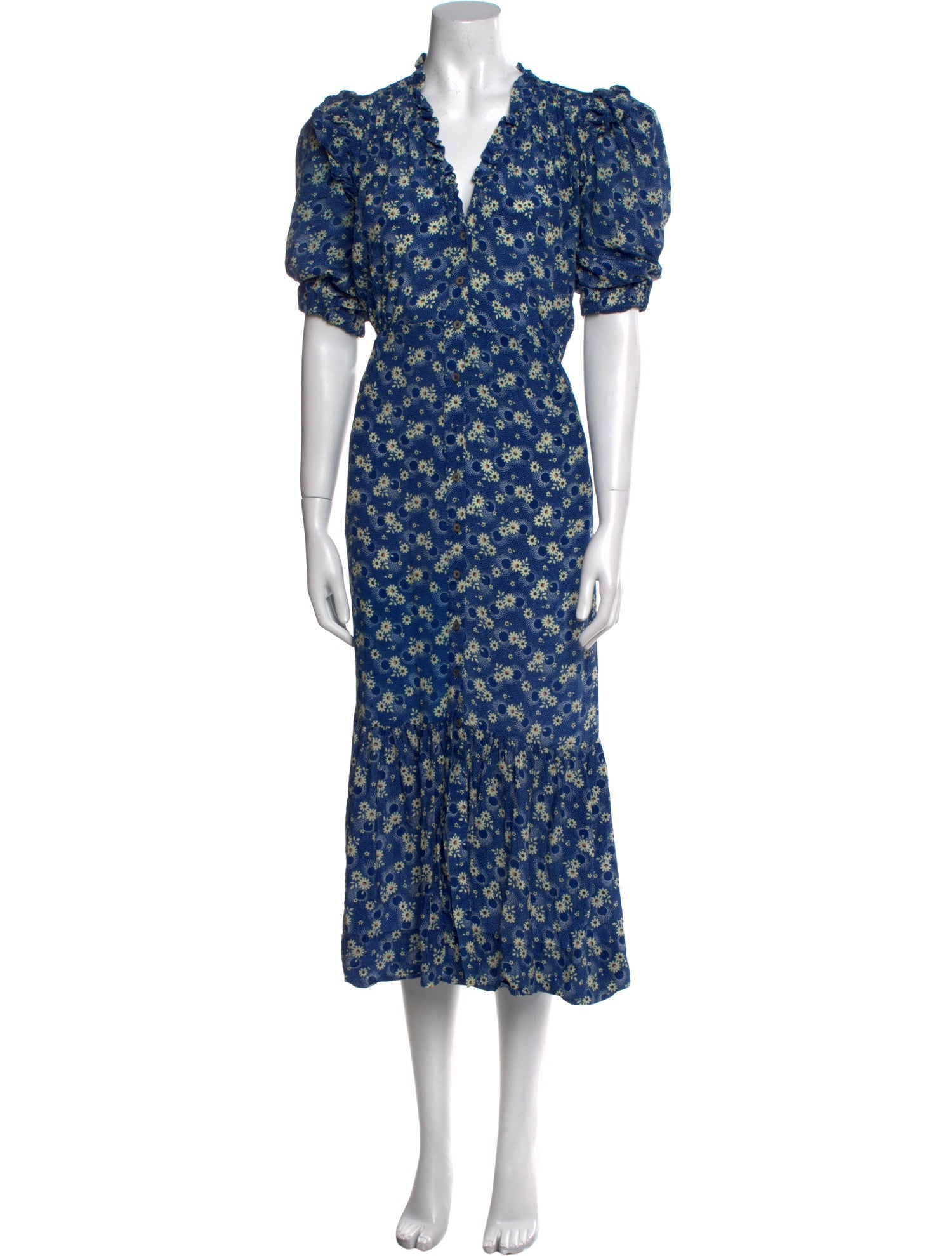 Sea New York Floral Print Midi Length Dress