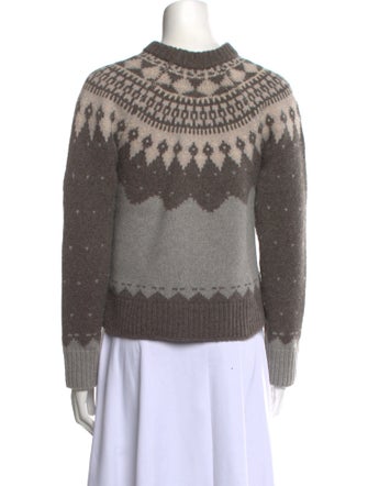 Sea New York Merino Wool Printed Sweater