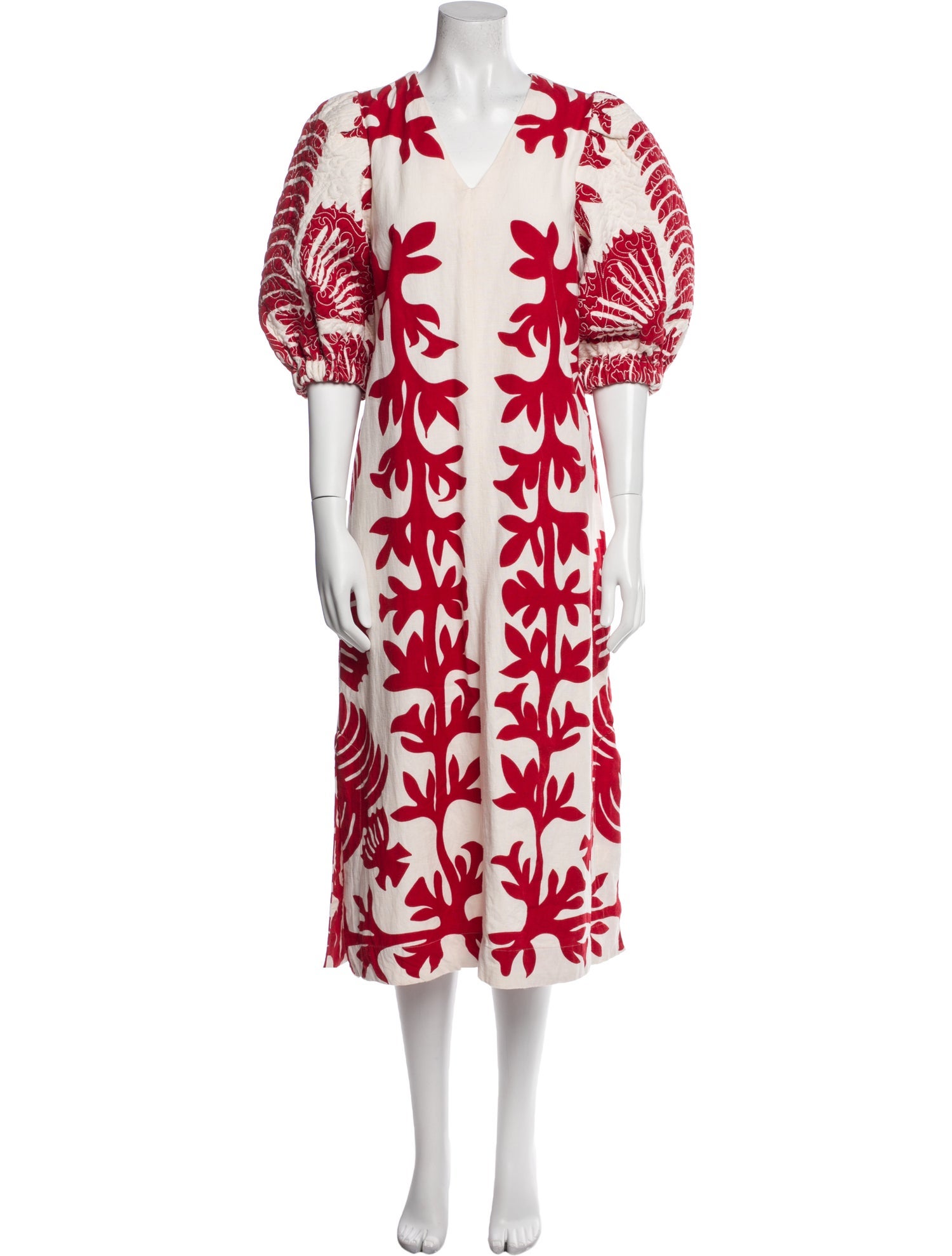 Sea New York Floral Print Midi Length Dress