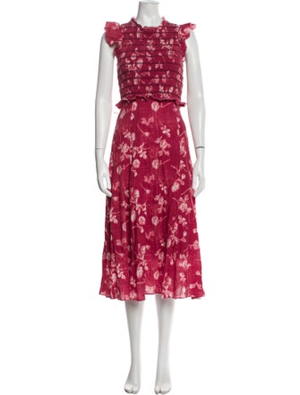 Sea New York Floral Print Long Dress