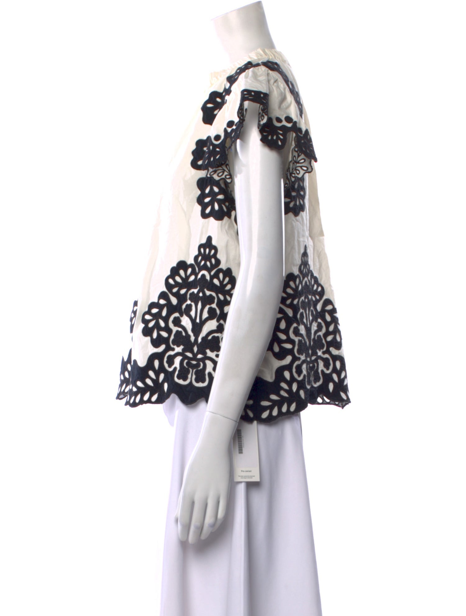 Sea New York Patterned Crew Neck Blouse