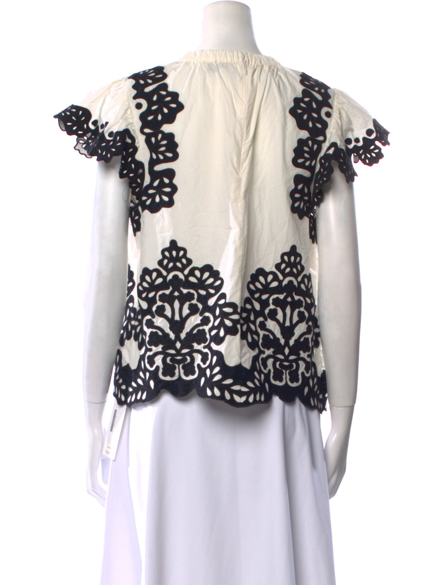 Sea New York Patterned Crew Neck Blouse