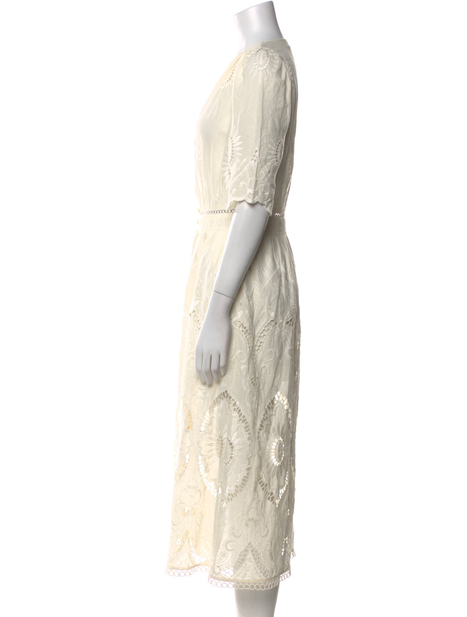 Sea New York V-Neck Midi Length Dress