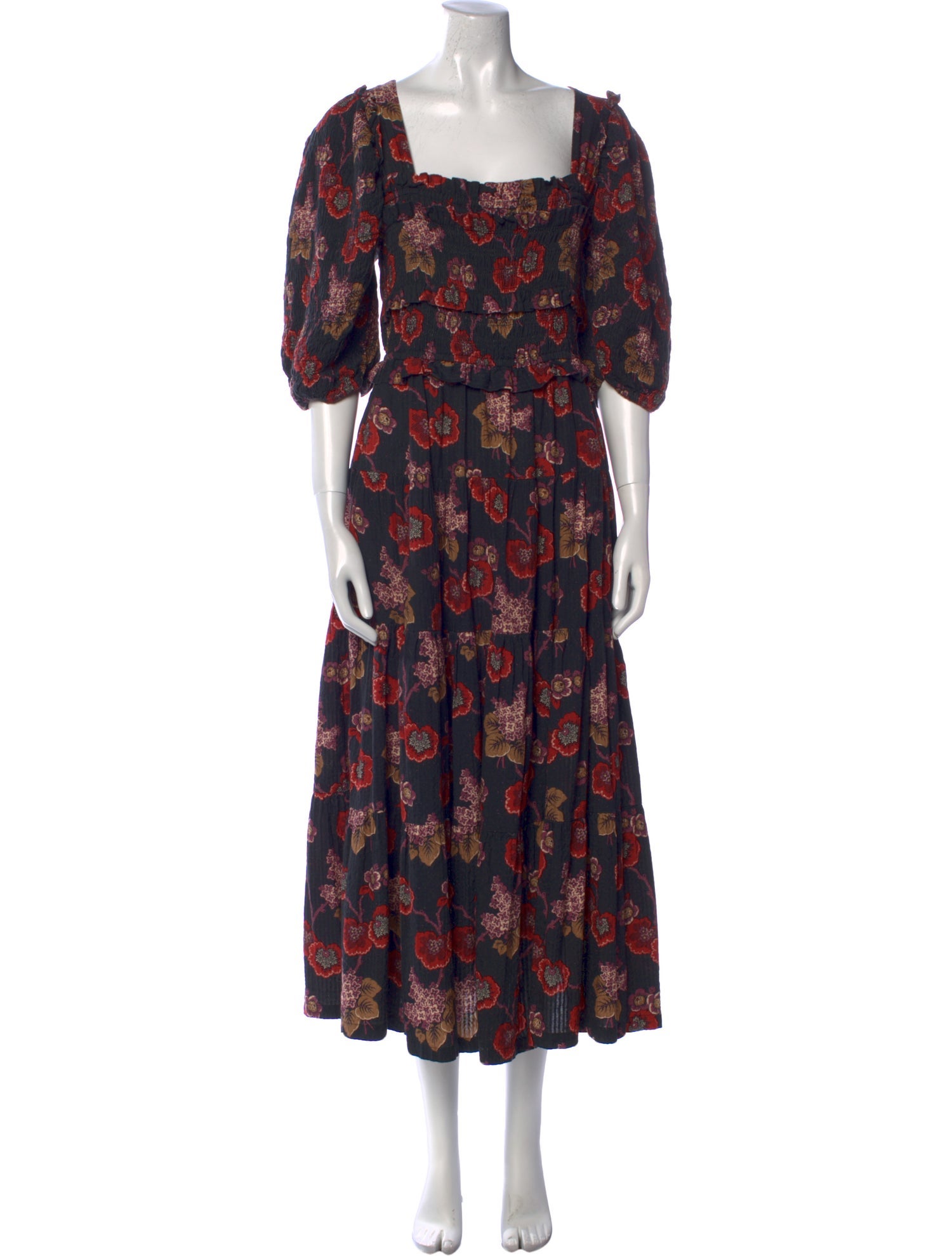 Sea New York Floral Print Long Dress