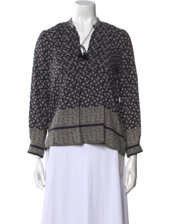 Sea New York Silk Printed Blouse