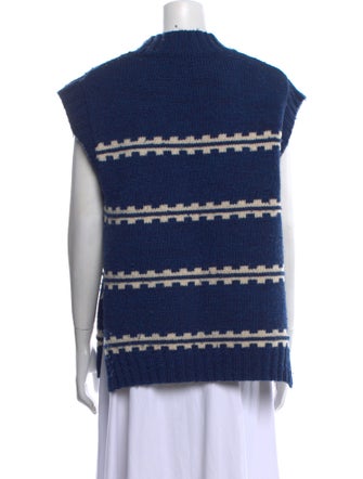 Sea New York Printed Mock Neck Sweater