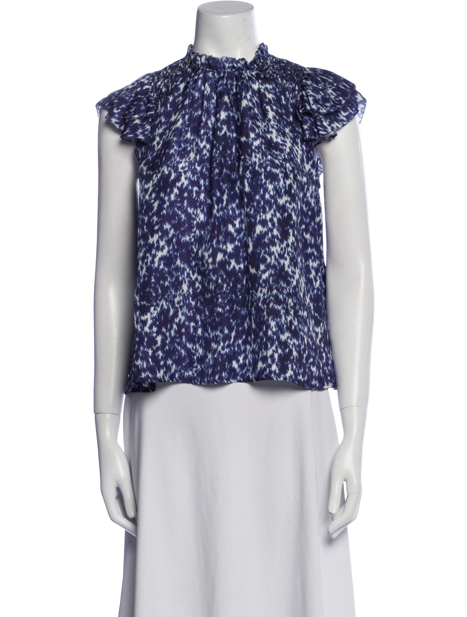 Sea New York Silk Printed Blouse