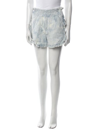 Sea New York Tie-Dye Print Mini Shorts