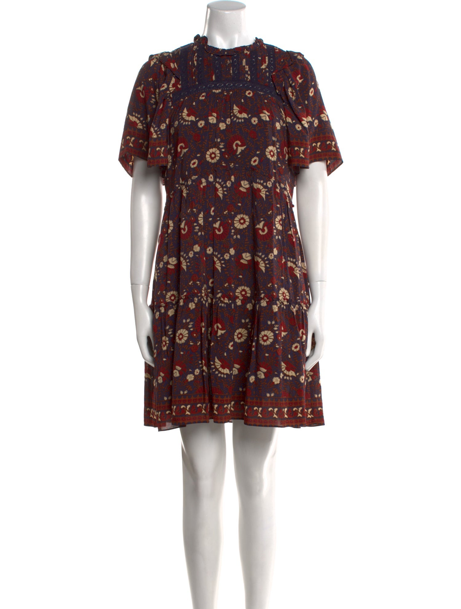 Sea New York Floral Print Mini Dress