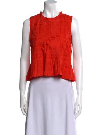 Sea New York Crew Neck Sleeveless Crop Top